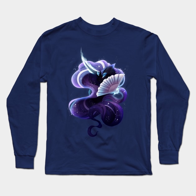 Fanciful Nightmare Rarity Long Sleeve T-Shirt by Marie Oliver